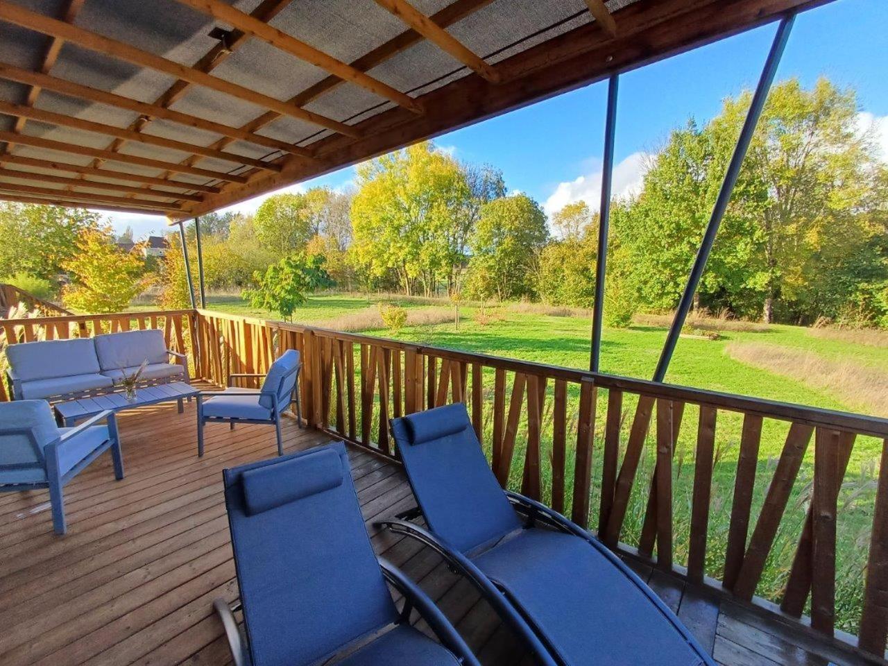 Les Chalets Du Moulin De Valade Condat-sur-Trincou ภายนอก รูปภาพ